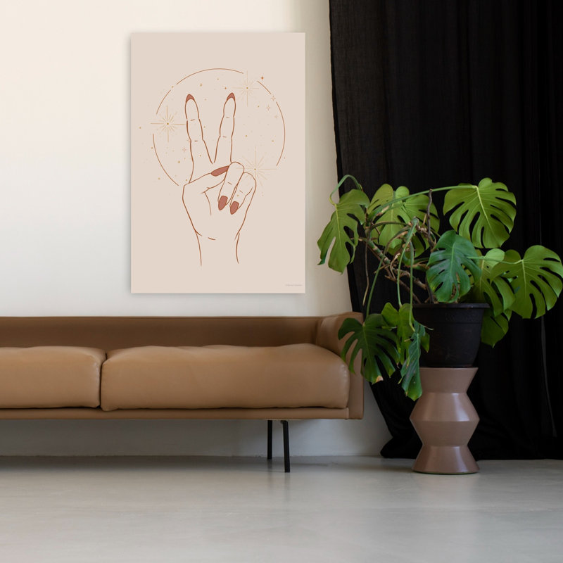 «I Am At Peace In This Space», art abstrait, H 48 po x l 32 po