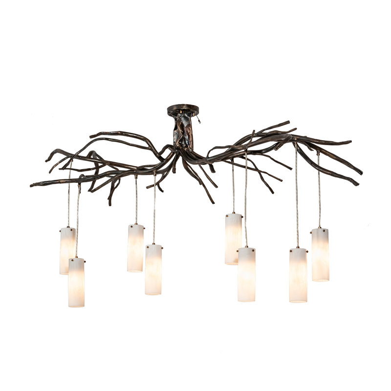 Cilindro 8 - Light Dimmable Geometric Chandelier