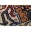 Tapis bleu clair fait à la main 4 x 6