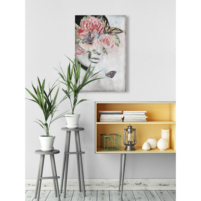 Simplicity Is Beauty - Wrapped Canvas Painting, 66cm H x 45cm W x 3.81cm D