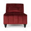 Chaise longue moderne capitonnée