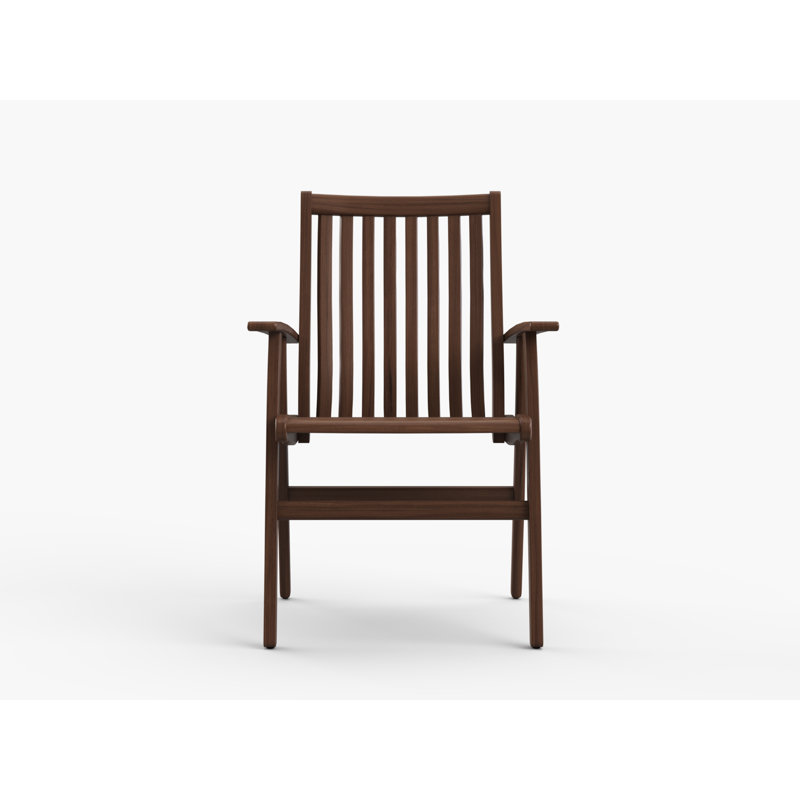 Heritage Solid Wood Patio Dining Armchair