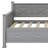 Daybed With 2 Large Drawers, X-Shaped Frame, Modern And Rustic Casual Style Daybed-2127659944