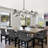 8 Lights Sputnik Chandelier For Dining Room Black Modern Pendant Light Fixture With Black Clear Glass Shade Large Mid Century Chandeliers For Kitchen Island Living Room Foyer-1443014670-1443014668