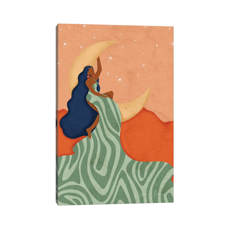Big Dreamer by Reyna Noriega - Painting on Canvas, 66.04 cm H x 45.72 cm W x 1.91 cm D, Wrapped Canvas