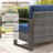 Allcot Wicker 5 - Person Patio Conversation Set with Cushions-1876159866