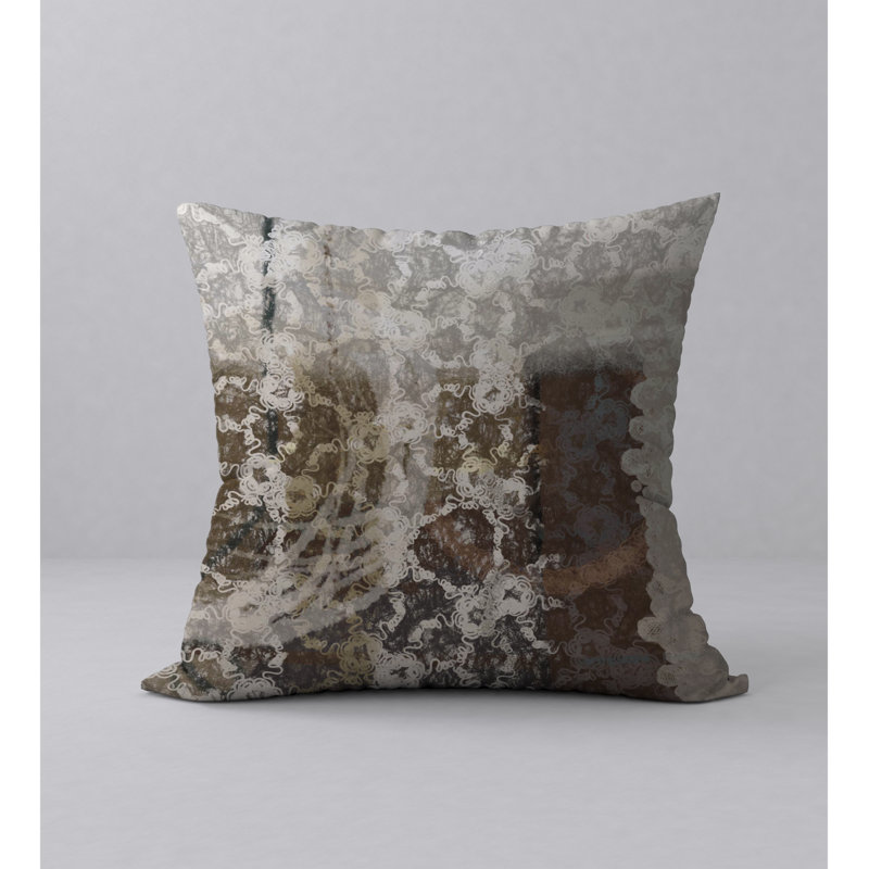 Housse de coussin carrée/insert, 18 po x 18 po