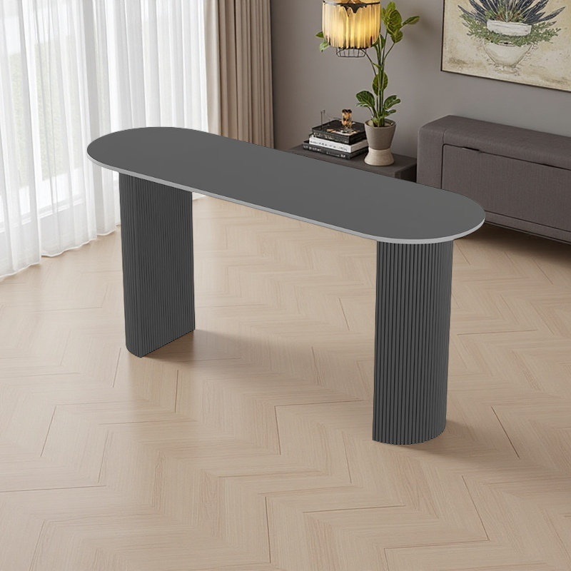 Bissonnette, 41.3”H x 70.8”L x 15.7”W, Black