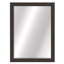 Rectangle Solid Wood Beveled Mirror