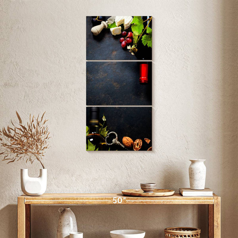 Wine Pairing Table, 38" H x 18" W