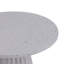 Table d'appoint en aluminium avec base à texture ciseau-107272258-107272255