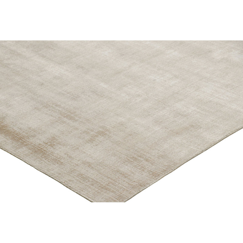 Textural Hand Knotted Wool Area Rug