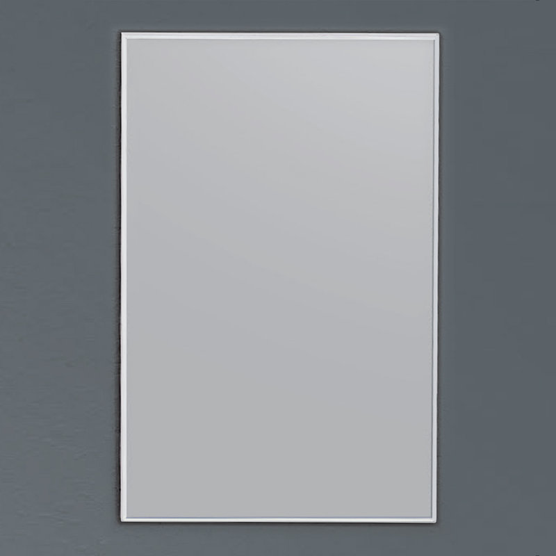 Akhavi Metal Flat Wall Mirror, 35.5" H x 23.63" W