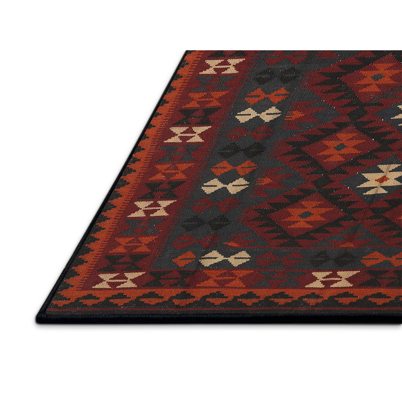 Tapis rouge à motif sud-ouest, Rectangle 2 pi x 4 pi