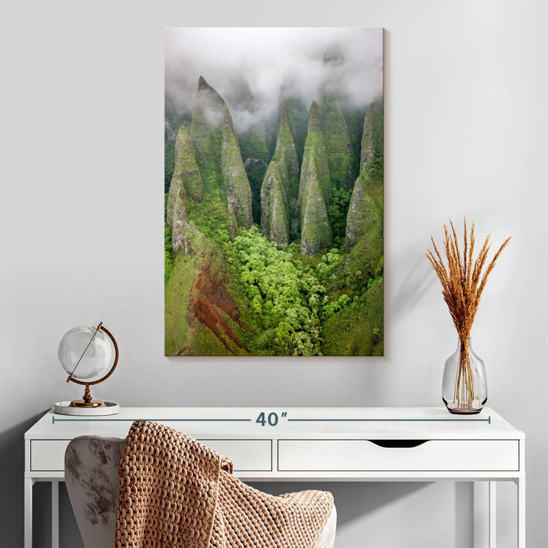 Alvord Na Pali Kauai Rainforest, H 30 po x l 20 po