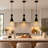 3-Light Adjustable Kitchen Island Pendant Light