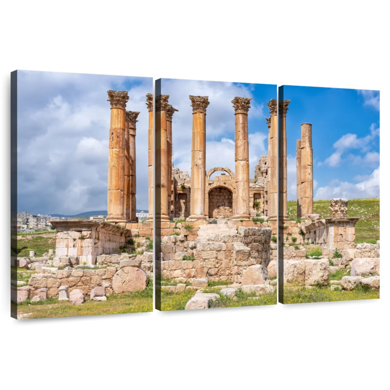 Temple d’Artémis en Jourdain, H 20 po x l 33 po