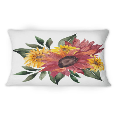 Floral Throw Pillow