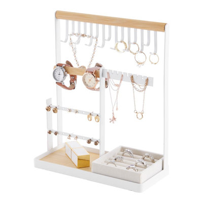 Velvet Jewelry Organizer Tray + Portable