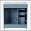 Ensemble de meuble-lavabo 30 po avec lavabo en céramique à 3 tiroirs et portes à fermeture douce-1415583907
