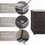 Ensemble de conversation modulaire en rotin 6 personnes avec coussins Thodore