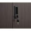 Armoire de rangement en métal avec portes verrouillables, tablette réglable, casier de rangement pliant