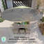 Parasol à double face facile à utiliser avec base, parasol de patio avec lumières solaires à DEL, parasol à double face Parasol-133600136