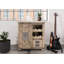 Railway 80cm Solid Wood Wine Bar-106487891