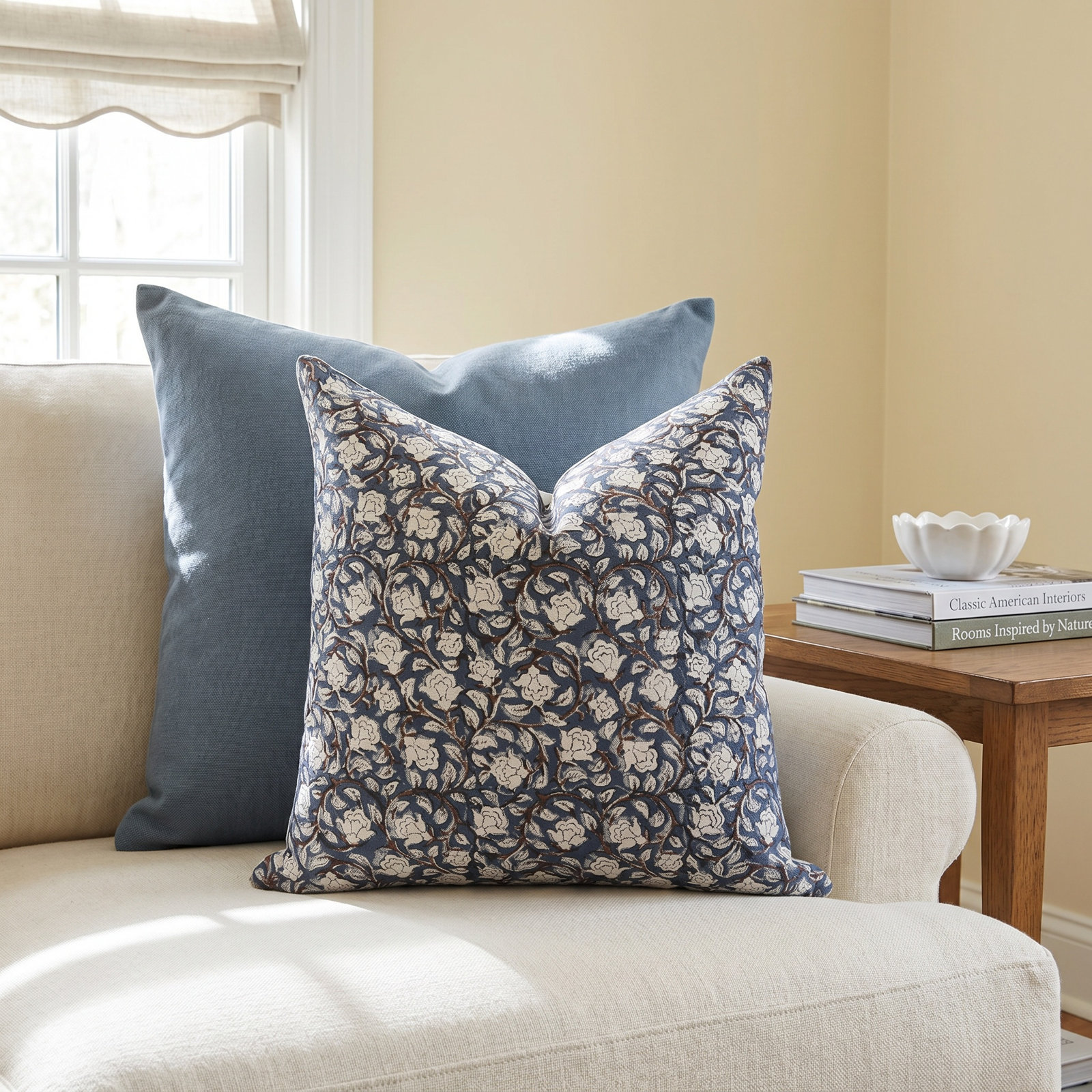 Lerah Cotton Pillow Cover, 20" x 14"
