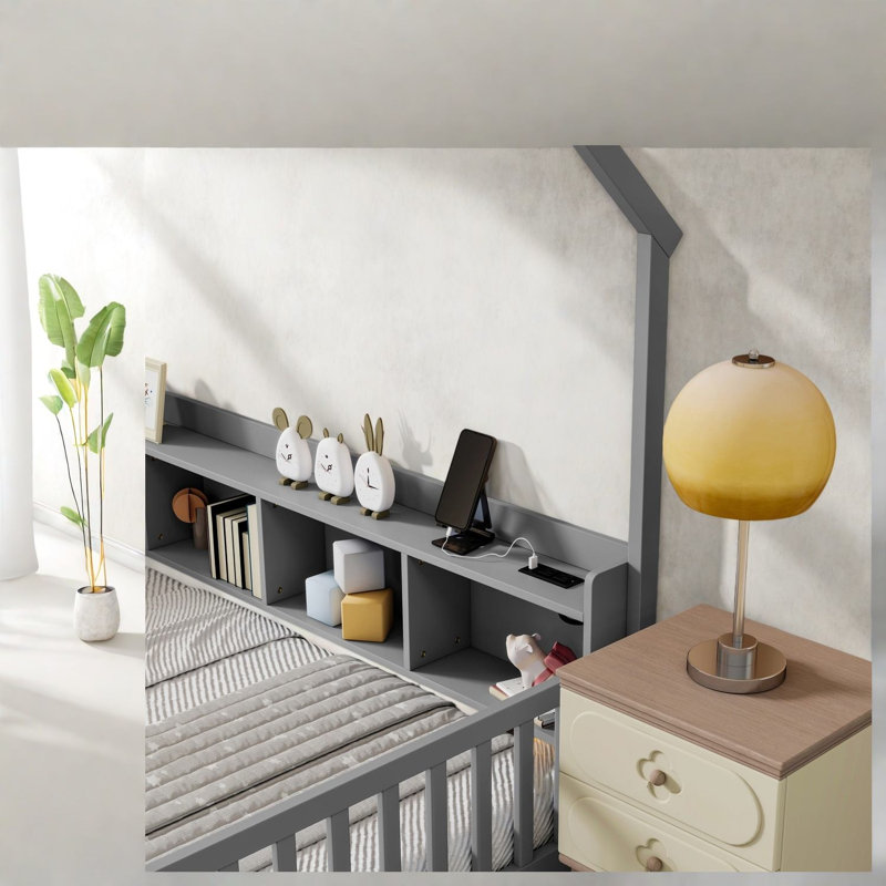 Lits avec rangement, lit simple en pin, chambre de ferme pour enfants