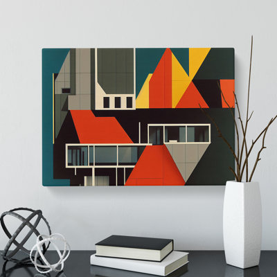 Bauhaus Architecture Vol.4 Abstract - Wrapped Canvas