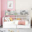 Lit de jour avec tablettes et deux tiroirs de rangement-527905734-527905728