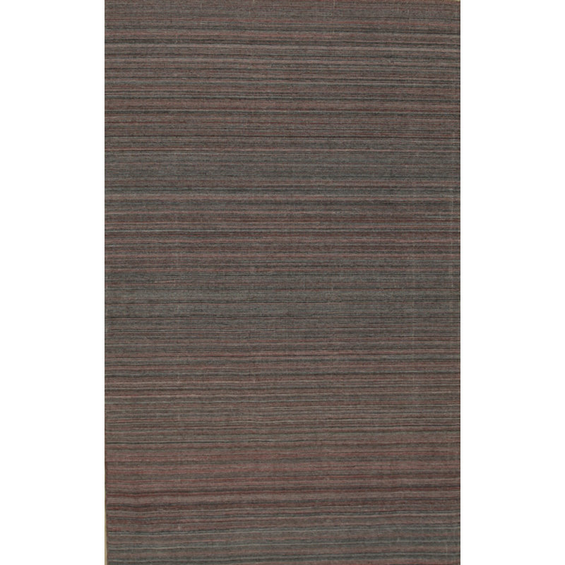 Tapis contemporain moderne géométrique en laine noué à la main 5 x 8