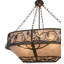 Luminaire suspendu tambour 8 lumières Whispering Pines