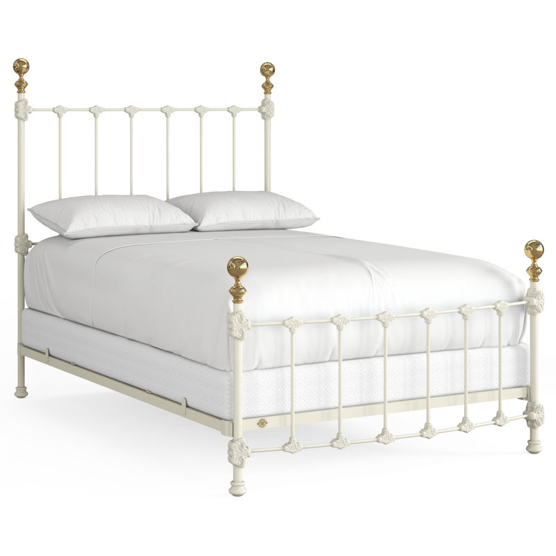 151 Palatial Bed | Complete Standard, Full, Gunmetal/Antique Gold