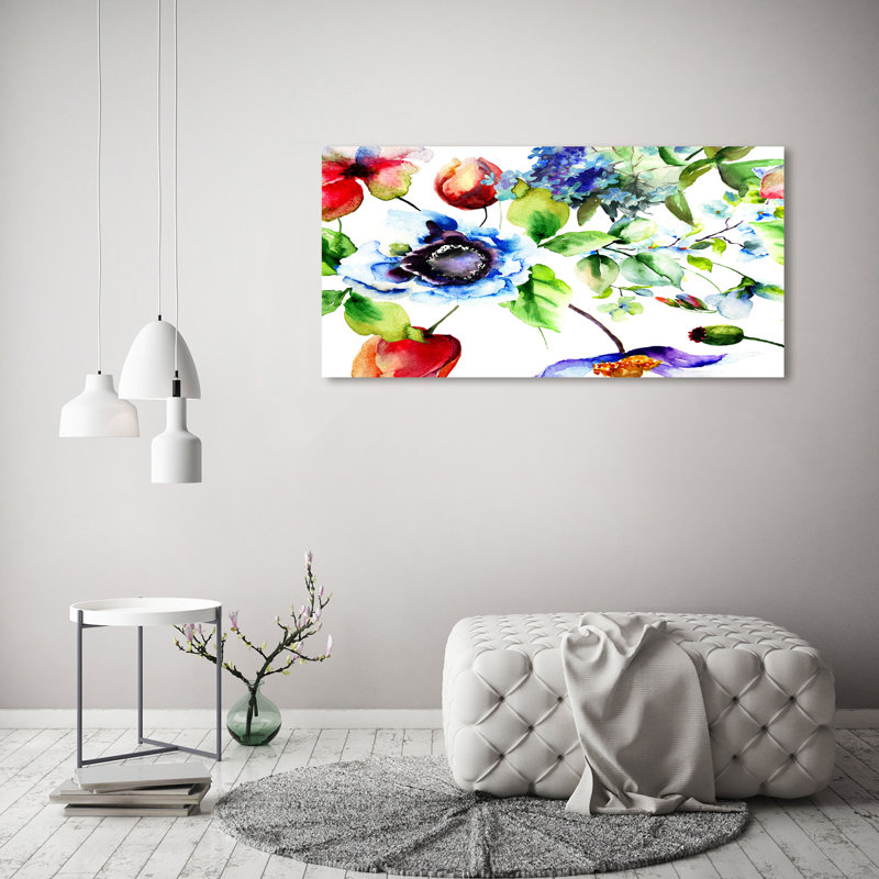 Spring Flowers - Wrapped Canvas Print