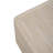 Daphne Outdoor Patio MGO Side Table, Beige Travertine Finish, Set Of 1