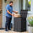 48-gallon Resin Package Delivery Box For Outside, Waterproof Storage Box With Lockable Secure-109369983