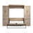 Arlex Pur Queen Bed and Storage Units with Drawers and Doors (115W)-88513655
