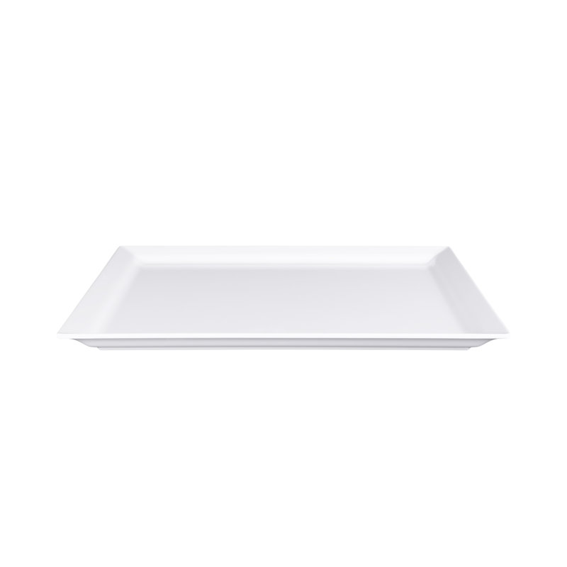 Elite Global Solutions Vogue Melamine Platter, 1" H x 14.75" W x 12.75" D