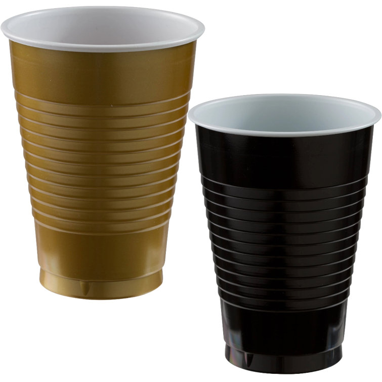 EcoQuality Disposable Plastic Cups for 30 Guests