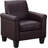 Alrun Upholstered 29" Wide Faux Leather Armchair-1836319327