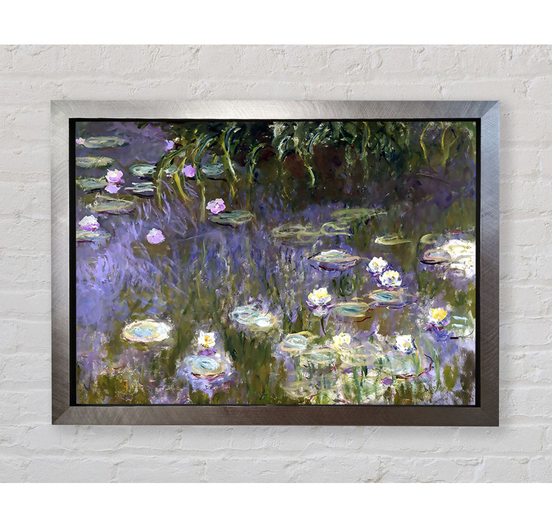 Glasbild Water Lilies