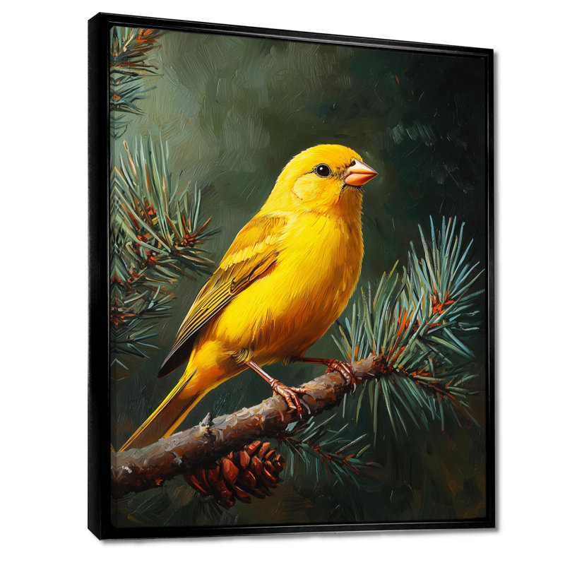 Lambright - Animals Wall Art Living Room, Noir, Impression encadrée flottante, H 20 po x l 12 po