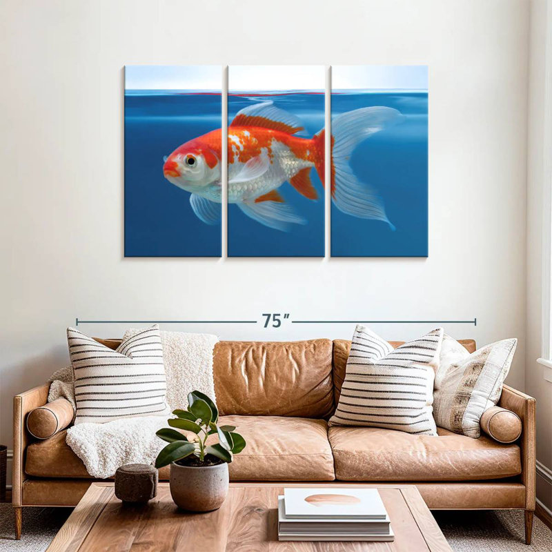 Brampt Shubunkin Aquarium Goldfish, 36" H x 57" W