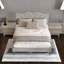 Structure de lit plateforme double-219539563