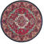 Tapis oriental rouge vif Llelend-1013885195