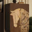 Armoire de rangement Vintage Art pour salon