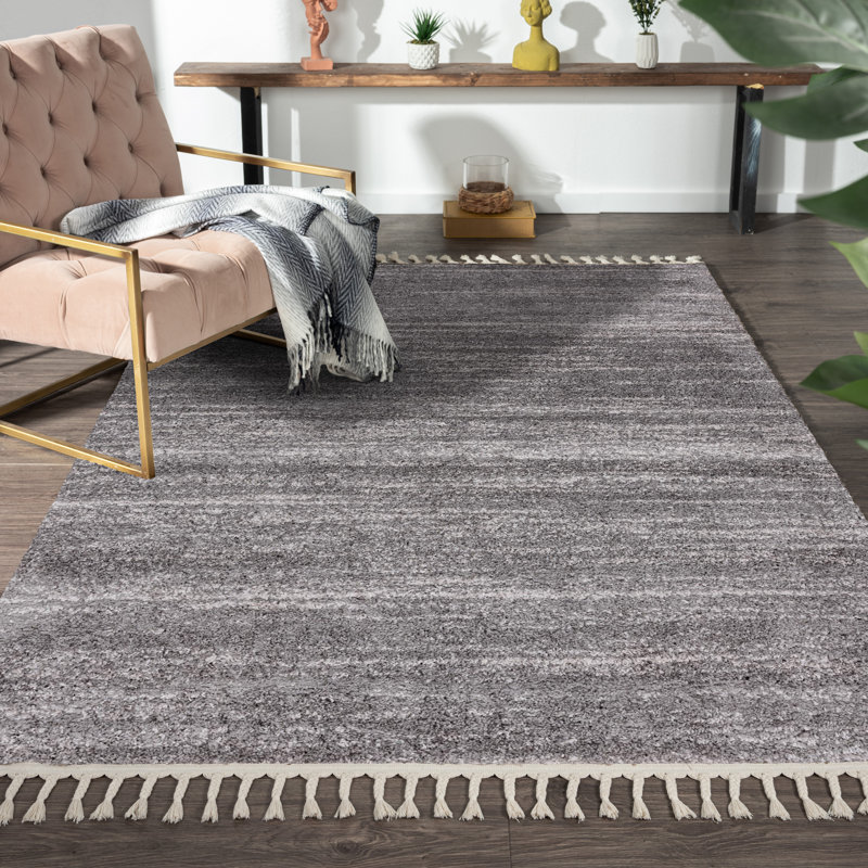 Tapis à poils longs de la collection Luxe Weavers Emmaleen, Rectangle 5 pi 2 po x 7 pi 2 po