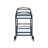 Bouziane Rectangular Bar Cart in Black